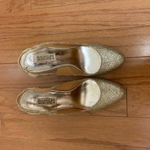 BADGLEY MISCHKA Glitter Heels